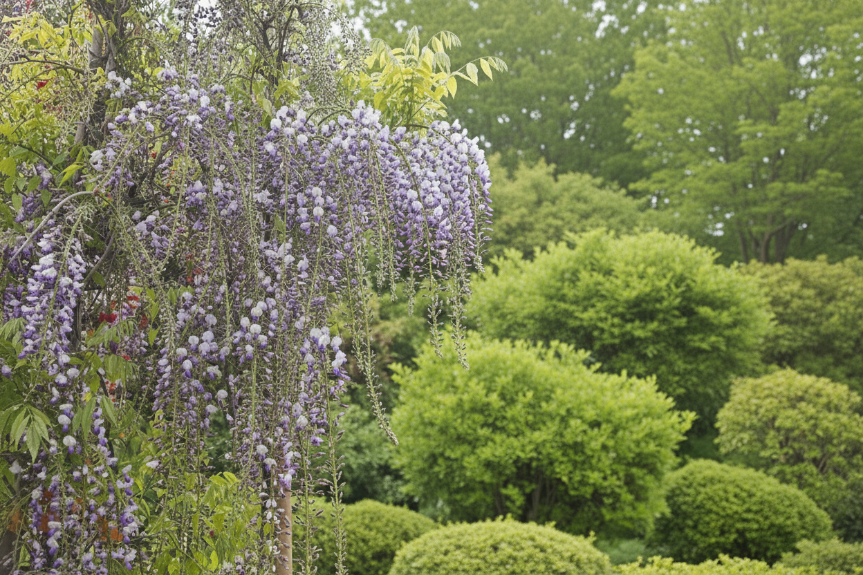 Wisteria gecentreerd en breed