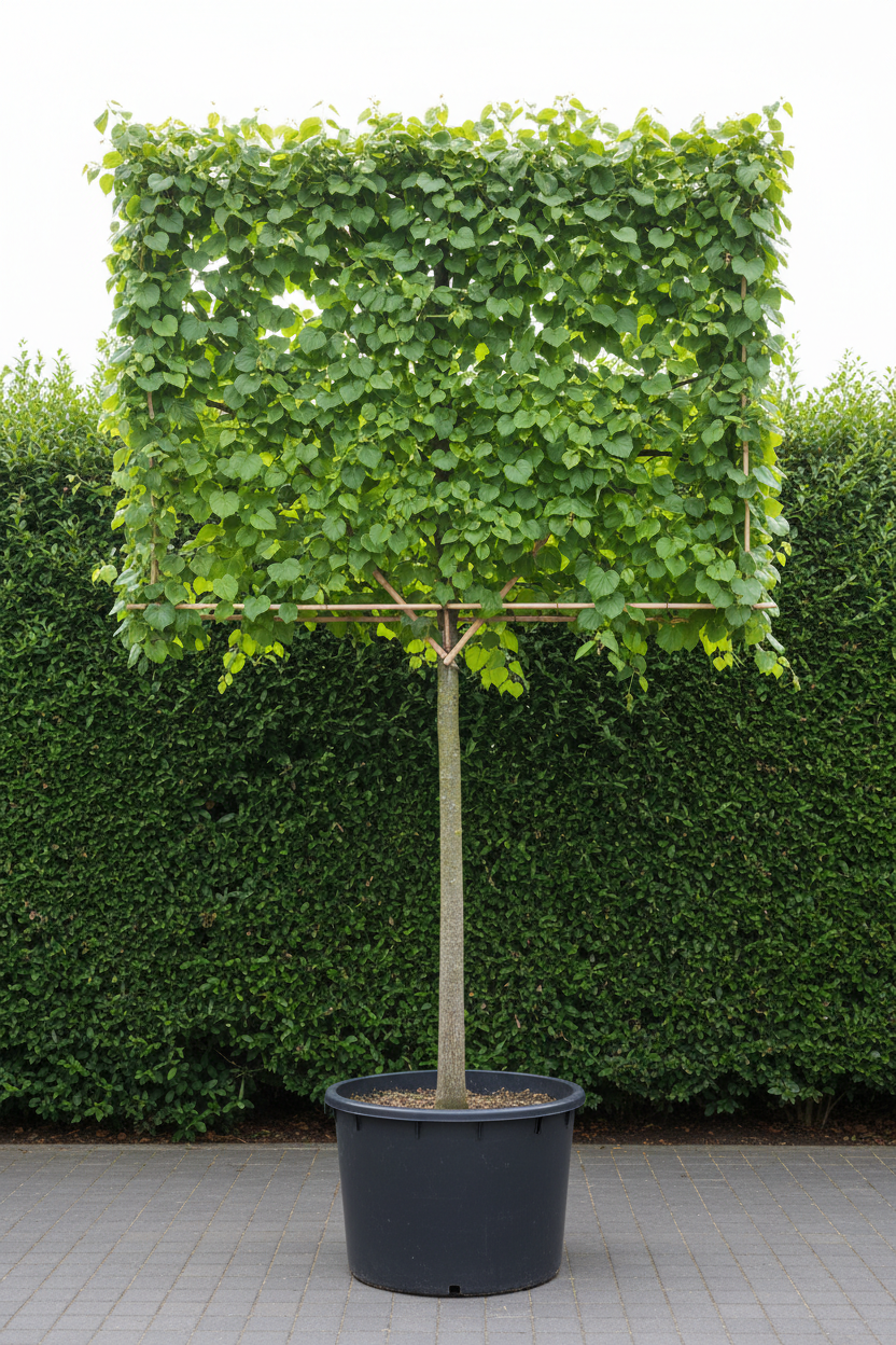 Tilia linde als dakvorm met bamboeframe