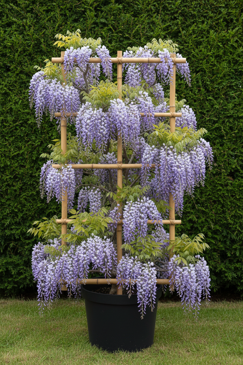 Wisteria Blauweregen Leivorm